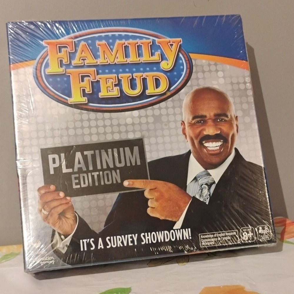 Family Feud Platinum Edition Board Game Steve Harvey Survey‎ Showdown New Sealed